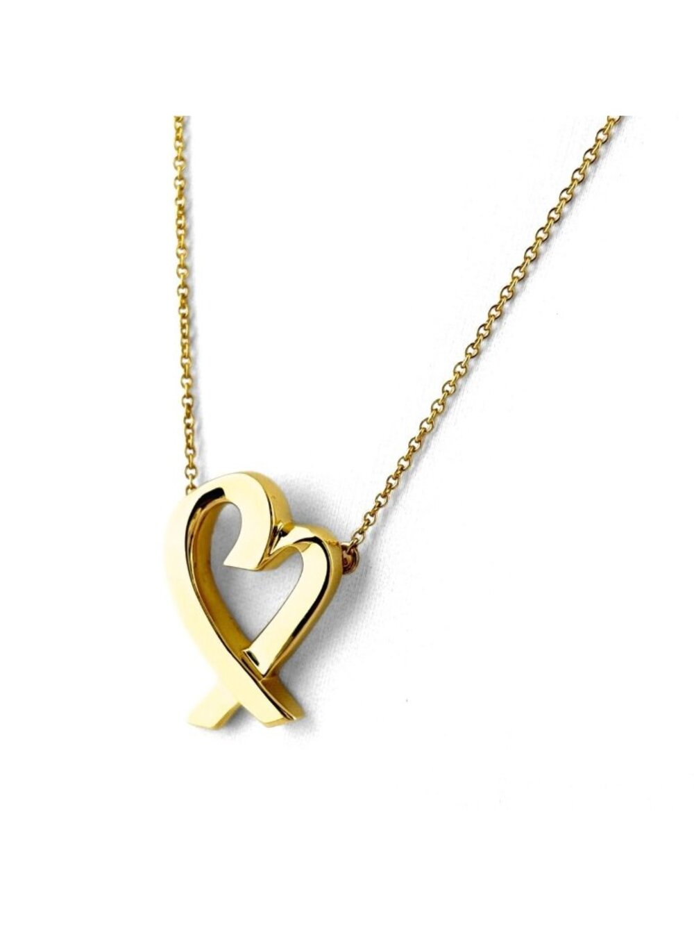 Tiffany & Co Loving Heart Yellow Gold Pendant